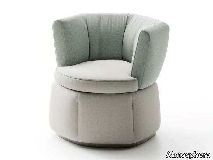 MOKA - Technical fabric easy chair with removable cover _ Atmosphera