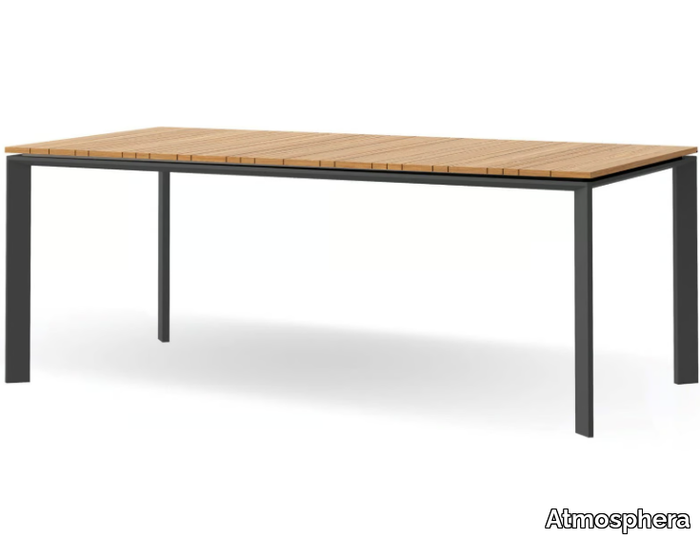 MAGIC - Rectangular teak garden table _ Atmosphera