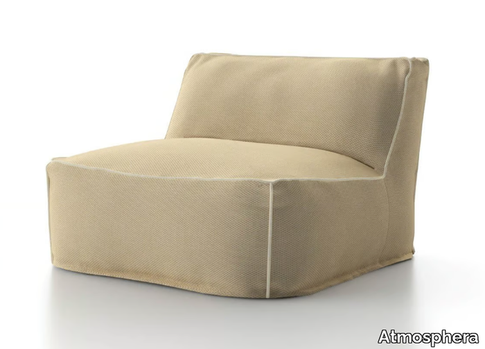 SOFT CENTRAL MODULE - Fabric garden armchair _ Atmosphera