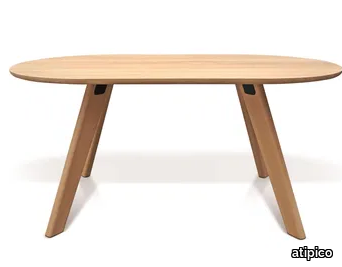 PIE - Oval oak dining table _ atipico