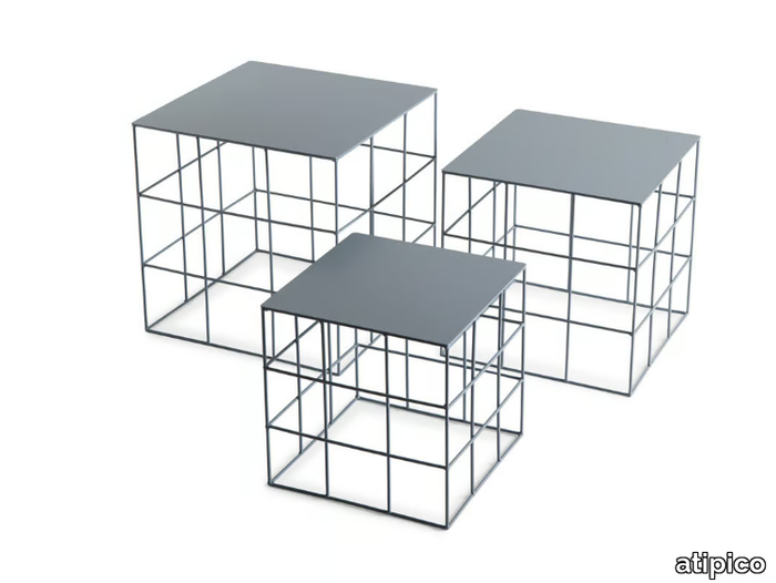 RETON - Square iron coffee table _ atipico