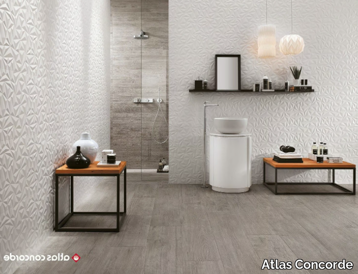 3D WALL DESIGN ANGLE - White-paste 3D Wall Cladding _ Atlas Concorde