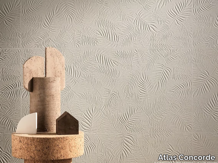 3D WALL CARVE LEAF - White-paste 3D Wall Cladding _ Atlas Concorde