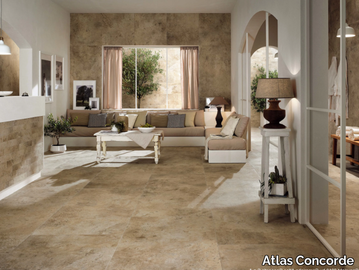 AIX - Porcelain stoneware flooring with stone effect _ Atlas Concorde