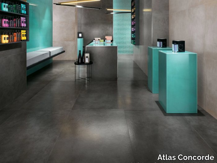 DWELL FLOOR - Porcelain stoneware flooring with concrete effect _ Atlas Concorde