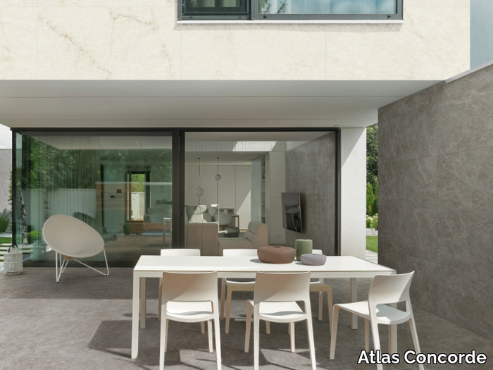 MARVEL X - Porcelain stoneware outdoor floor tiles with marble effect _ Atlas Concorde