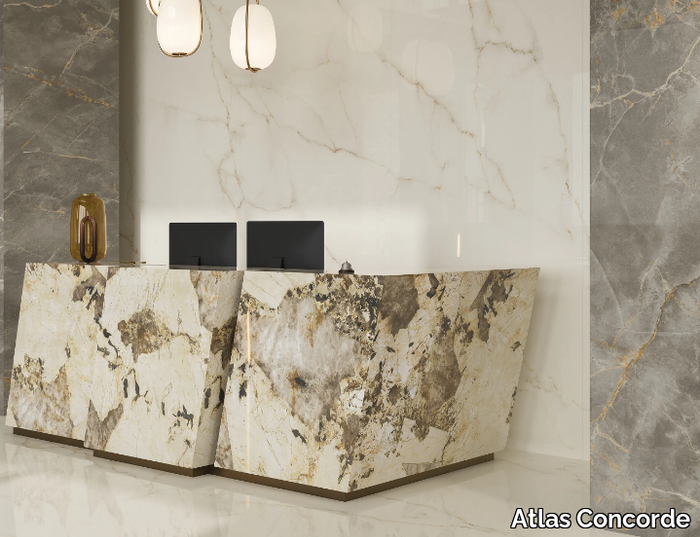 MARVEL X - Porcelain stoneware wall/floor tiles with marble effect _ Atlas Concorde