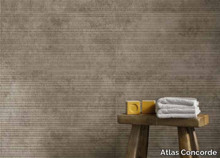 AIX - White-paste wall tiles with stone effect _ Atlas Concorde