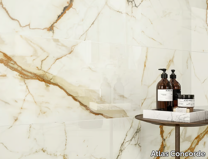 MARVEL SHINE - White-paste wall tiles with marble effect _ Atlas Concorde