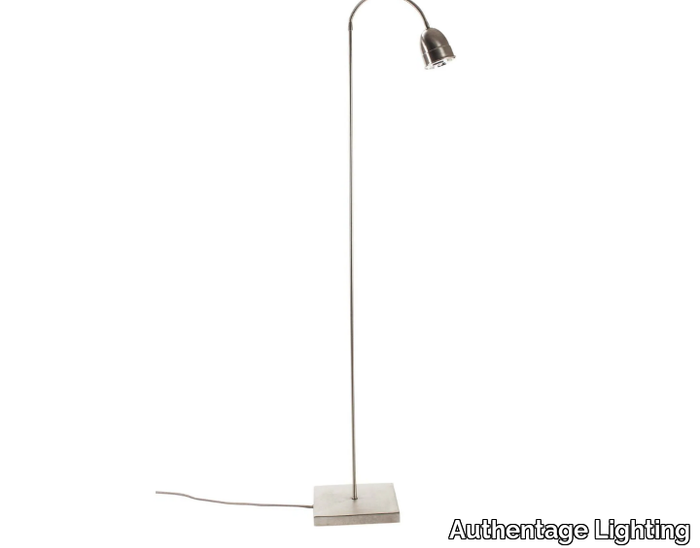 LISIBLE POIRE - Adjustable reading brass floor lamp _ Authentage Lighting