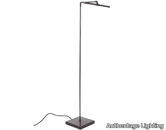 MATISSE - LED reading brass floor lamp _ Authentage Lighting