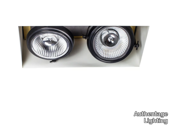 PHANTÔME CENTONZE REFLECTOR - Multiple recessed adjustable brass spotlight _ Authentage Lighting