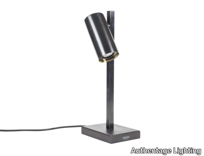 TUBELUM - Adjustable brass table lamp _ Authentage Lighting