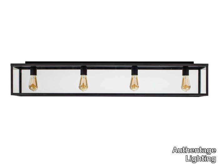 VITRINE LONG CEILING - LED brass pendant lamp _ Authentage Lighting