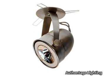 COMÈTE DISC WITH SPRINGS - Adjustable brass spotlight _ Authentage Lighting