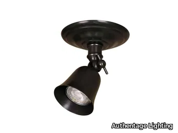 FLEURE ROSAS WITH SPRINGS - Ceiling adjustable LED brass spotlight _ Authentage Lighting