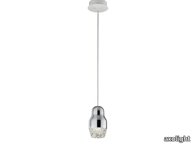 FEDORA - Glass and aluminium pendant lamp _ AXOLIGHT