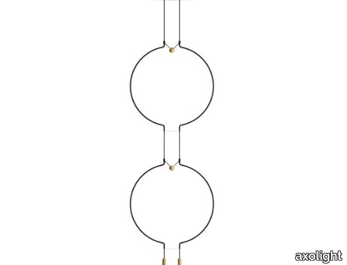 LIAISON TWO LEVELS - LED metal pendant lamp _ AXOLIGHT