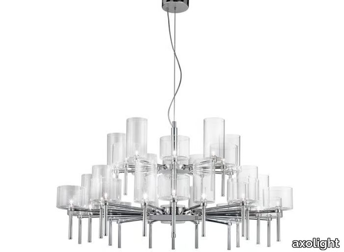 SPILLRAY - Crystal chandelier _ AXOLIGHT