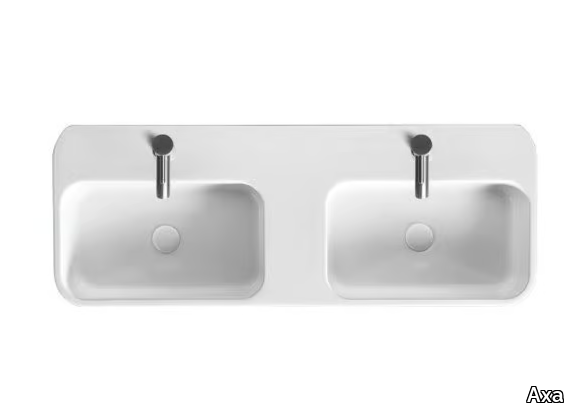 COSA - Double ceramic washbasin _ Axa