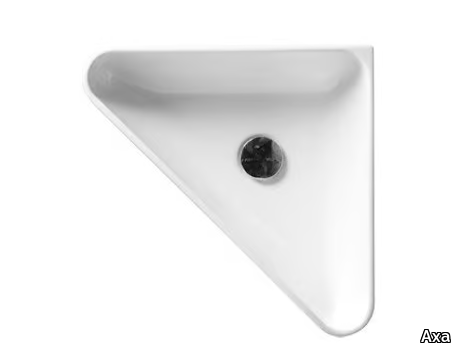 NORMAL - Corner Countertop ceramic handrinse basin _ Axa