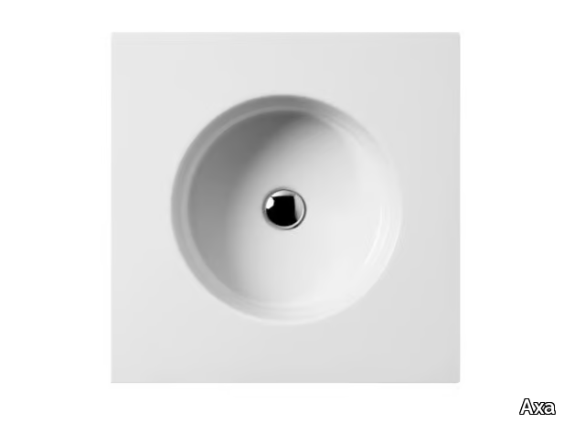 SKYLAND - Inset round ceramic washbasin _ Axa