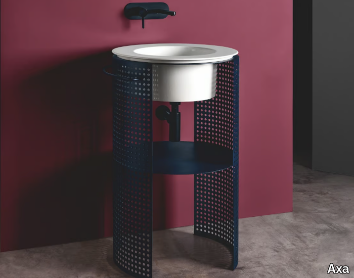 SKYLAND WEB - Floor-standing stainless steel vanity unit _ Axa