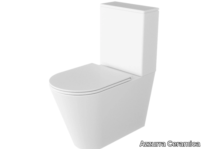 FORMA - Close coupled Floor mounted ceramic toilet _ Azzurra Ceramica