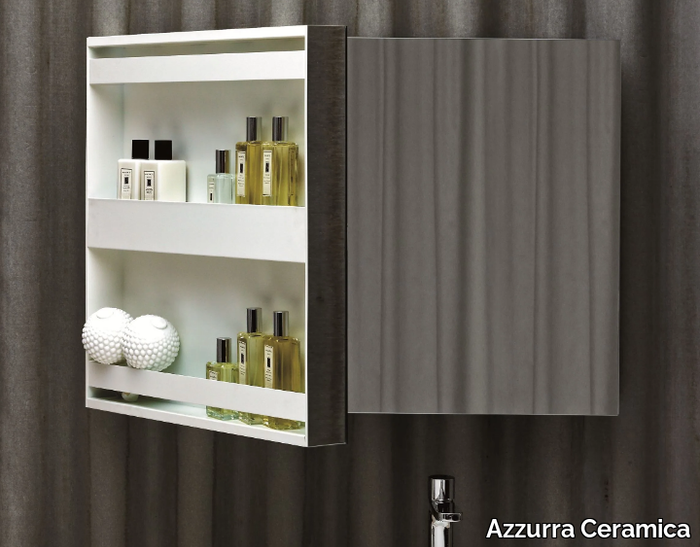 MIRROR BOOK - Bathroom mirror with cabinet _ Azzurra Ceramica