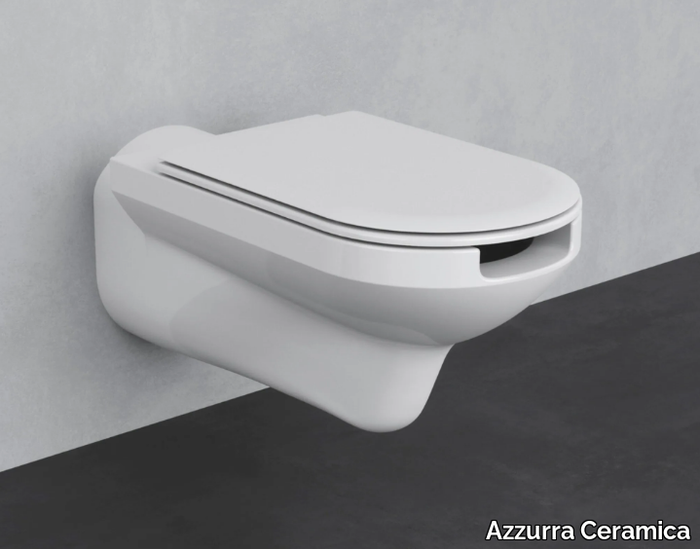 THIN - Wall-hung toilet for disabled _ Azzurra Ceramica