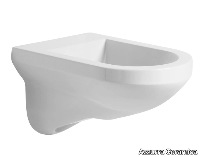 THIN - Wall-hung ceramic bidet _ Azzurra Ceramica