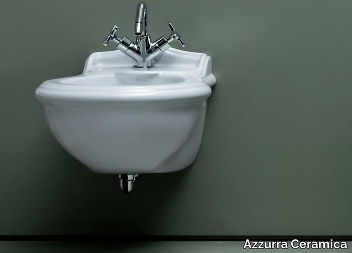 JUBILAEUM - Wall-hung ceramic bidet _ Azzurra Ceramica