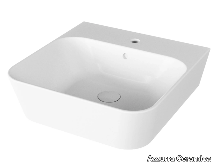 BUILD - Countertop rectangular ceramic washbasin _ Azzurra Ceramica