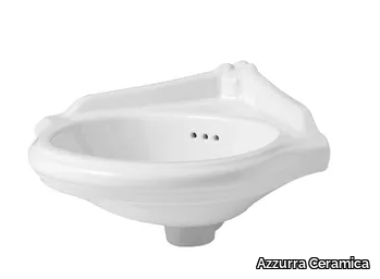 JUBILAEUM - Wall-mounted corner washbasin _ Azzurra Ceramica