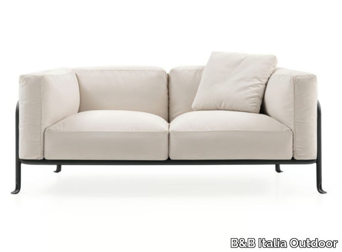 BOREA - 2 seater fabric garden sofa _ B&B Italia Outdoor