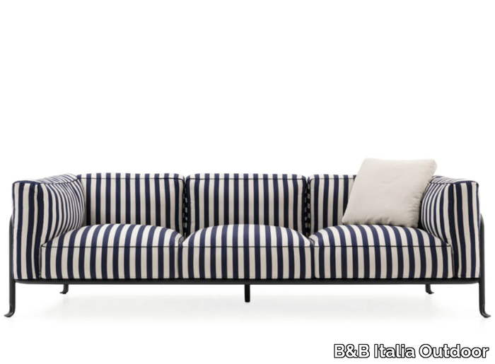 BOREA - 3 seater fabric garden sofa _ B&B Italia Outdoor