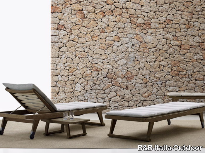 GIO - Recliner sun lounger _ B&B Italia Outdoor