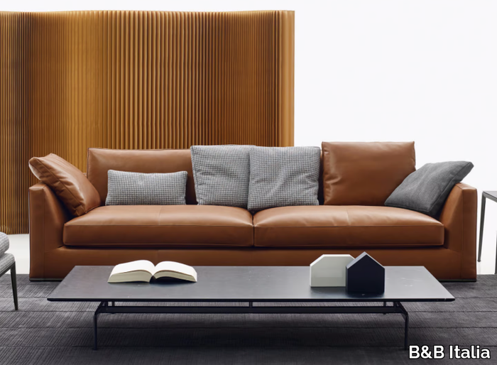 RICHARD - 3 seater leather sofa _ B&B Italia