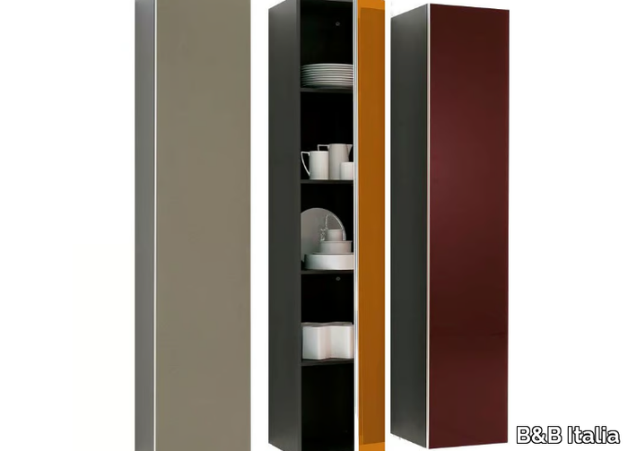 PAB - Open wall cabinet with door _ B&B Italia