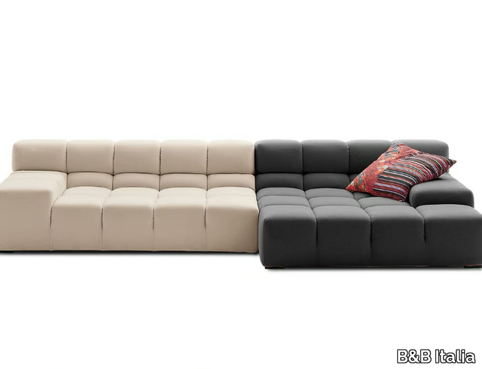 TUFTY TIME - Sectional fabric sofa with chaise longue _ B&B Italia