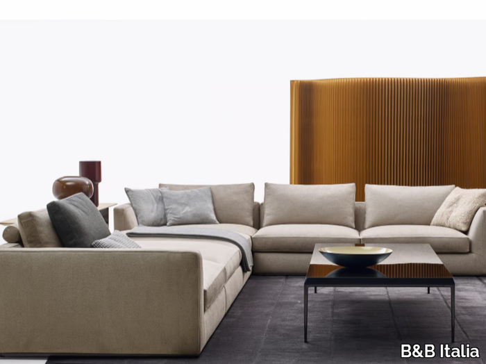 RICHARD - Corner sectional fabric sofa _ B&B Italia