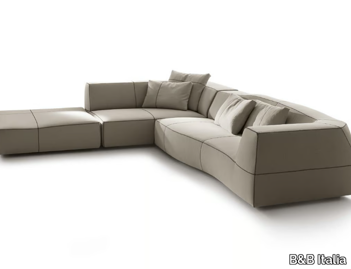 BEND - Corner sectional fabric sofa _ B&B Italia