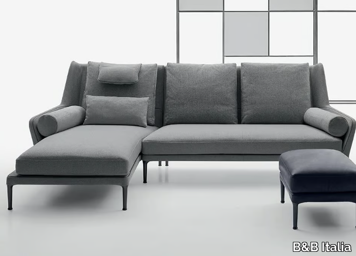 ÉDOUARD - Fabric sofa with chaise longue _ B&B Italia