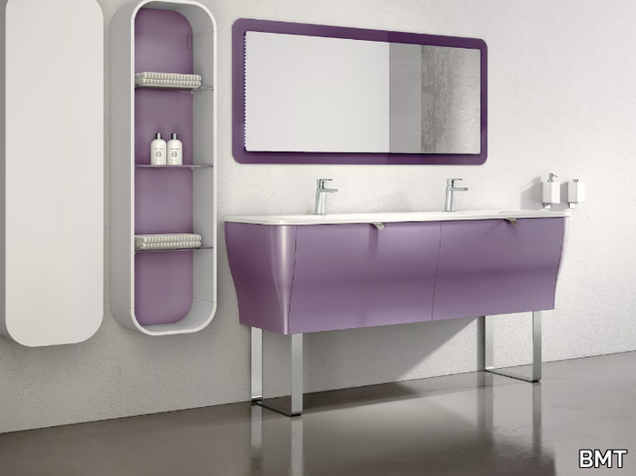 CALYPSO 11 - Double vanity unit with mirror _ BMT