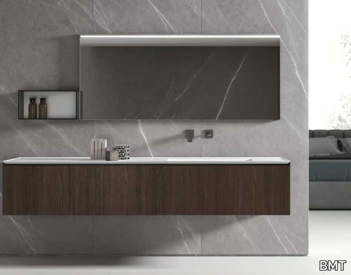 IKON 01 - Wall-mounted vanity unit with drawers _ BMT