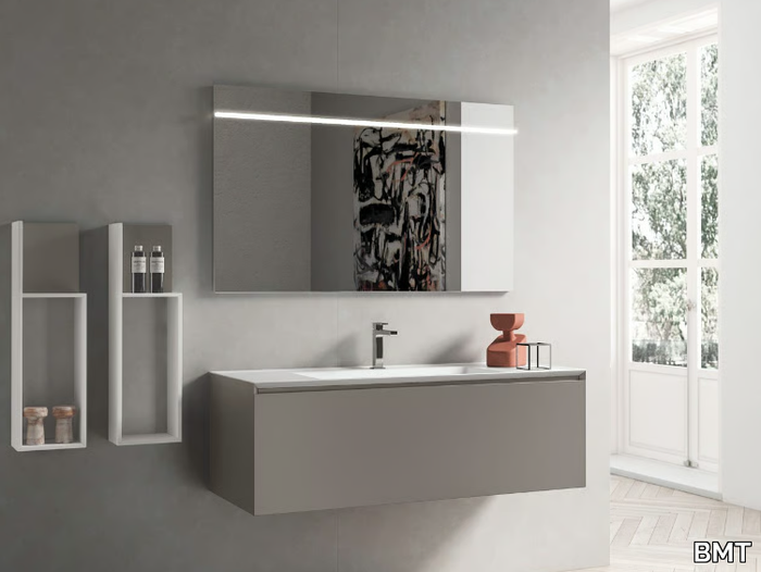 IKON 06 - Wall-mounted vanity unit with drawers _ BMT