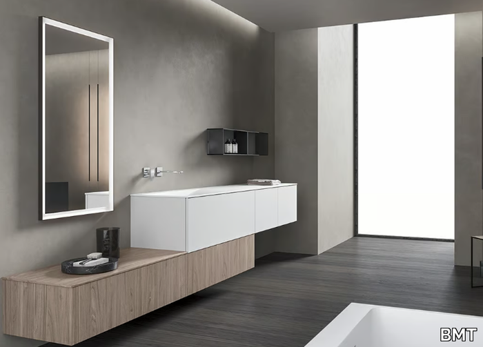 XFLY 11 - Wall-mounted vanity unit with mirror _ BMT