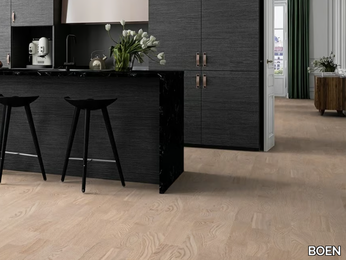 PLANCIA OAK ANDANTE WHITE - 3 layers oak parquet _ BOEN