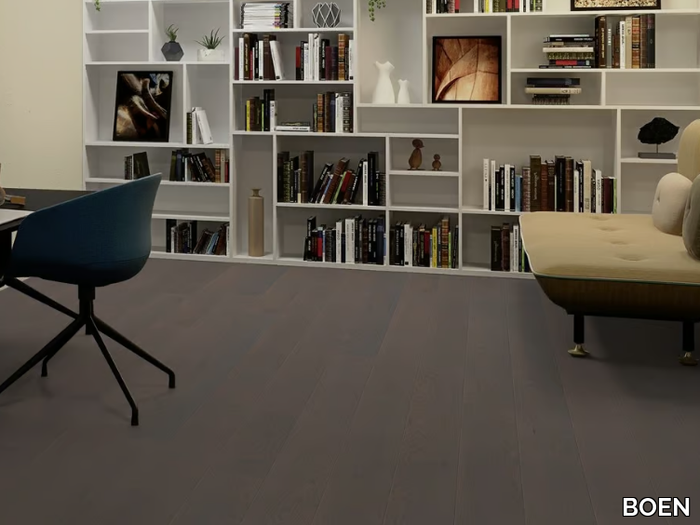 PLANCIA OAK GREY PEPPER - 3 layers oak parquet _ BOEN