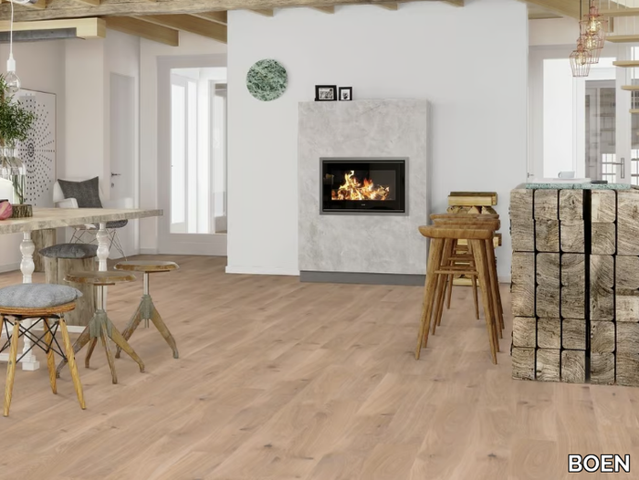 PLANCIA OAK VIVO WHITE - 3 layers oak parquet _ BOEN